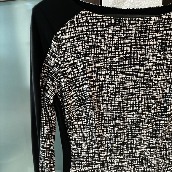 RALPH LAUREN Shift Dress - Black/White Size 8 - Picture 7 of 10